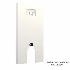 Panneau WC QR-BOX Blanc Au Sol - Sans Cuvette - Regiplast