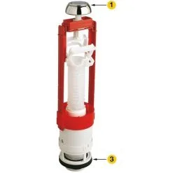 Bouton Poussoir Double Débit - Pour Mécanisme De Chasse Mécad'Or 4000 Et 6000 Regiplast, Bouton Poussoir Double Débit -REGIPLAST Soldes 11952173 3