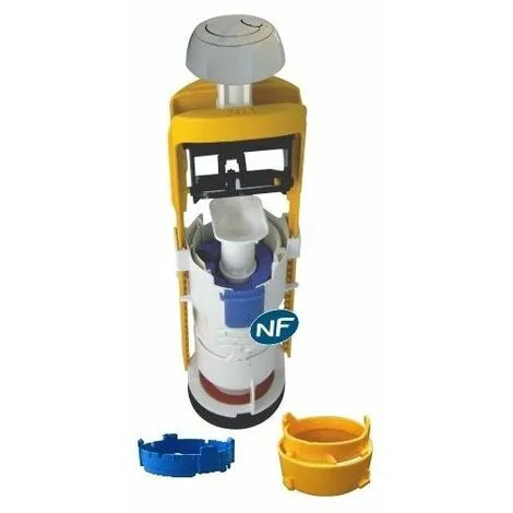 REGIPLAST Mécanisme De Chasse Universel à Pousoir Double Débit 1 REGIPLAST Mécanisme De Chasse Universel à Pousoir Double Débit