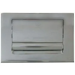 REGIPLAST Plaque RIA Simple Débit Chromée