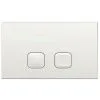REGIPLAST Plaque De Commande PLAIN 3/6L Blanche