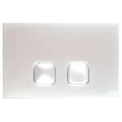 REGIPLAST Plaque De Commande PLAIN 3/6L Chromée