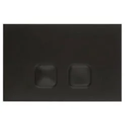 REGIPLAST Plaque De Commande PLAIN 3/6L Noire