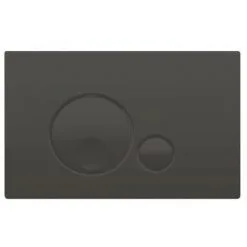 REGIPLAST Plaque De Commande GLOBE 3/6L Noire