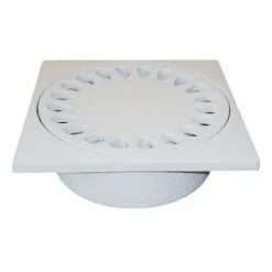 REGIPLAST Siphon De Sol Ø100, H85mm, Plateau 250mm