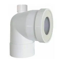 REGIPLAST Pipe Courte Femelle à Prise D'air, Coudée Ø 100 X L125mm En PVC