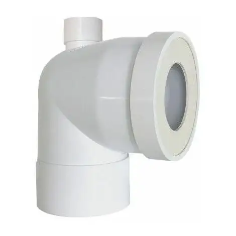 REGIPLAST Pipe Courte Femelle à Prise D'air, Coudée Ø 100 X L125mm En PVC 1 REGIPLAST Pipe Courte Femelle à Prise D'air, Coudée Ø 100 X L125mm En PVC