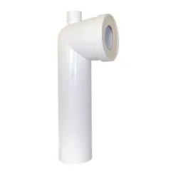 REGIPLAST Pipe Longue Coudée à Prise D'air Ø 93 X L330mm En PVC