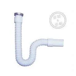 REGIPLAST Siphon Extensibles Annelés Ø 32