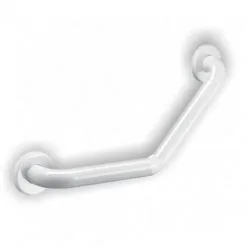 REGIPLAST Barre D'appui Coudée En Inox époxy Blanc Ø 32 Mm L220x2200mm