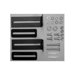 REGIPLAST Jeu De Fixations Murales Réglables En Métal Pour Bâti CESAME