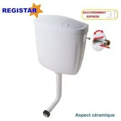 REGIPLAST Réservoir Semi-bas à Commande Simple Débit Interrompable