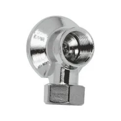 REGIPLAST Applique Chromée Avec écrou CB 14-1/2"