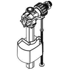 REGIPLAST Robinet Flotteur Pour Réservoir DUETTO