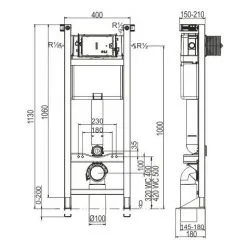 REGIPLAST Pack Suspendu EVO Certifié NF Autoportant + Plaque De Commande Blanche 3/6L Globe -REGIPLAST Soldes 18968834 4