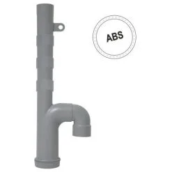 REGIPLAST Siphon Machine à Laver Compact Simple En ABS PVC ⌀40 Sortie Verticale