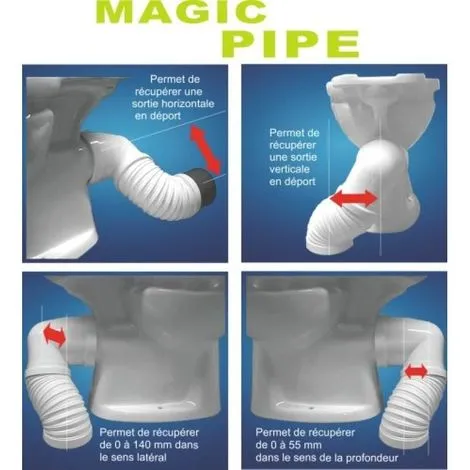 REGIPLAST Pipe Coudée Souple Extensible Multi-diamètres D93/100 2 REGIPLAST Pipe Coudée Souple Extensible Multi-diamètres D93/100 – Image 2