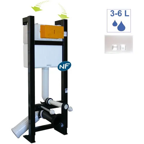 Bâti-support Universel EVO Autoportant NF + Commande 3/6L - Regiplast 1 Bâti-support Universel EVO Autoportant NF + Commande 3/6L - Regiplast