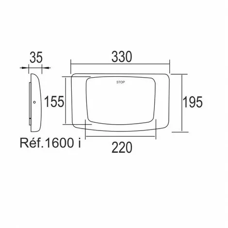 REGIPLAST Plaque De Commande INOX Antivandalisme 2 REGIPLAST Plaque De Commande INOX Antivandalisme – Image 2