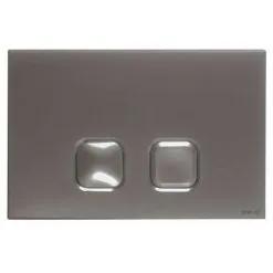 REGIPLAST Plaque De Commande PLAIN 3/6L Chromée Mate