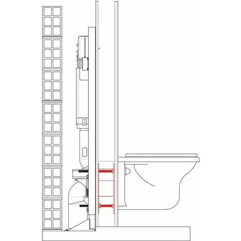 REGIPLAST Kit Renfort De Cloison Creuse Pour Cuvette Suspendu Régiplast 2 REGIPLAST Kit Renfort De Cloison Creuse Pour Cuvette Suspendu Régiplast – Image 2