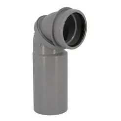 Pipe D'évacuation Orientable Ø100 X L300 Mm En PVC Pour Bâti-support - Regiplast