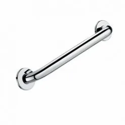 Barre D'appui Droite En Inox 304 Poli Brillant - Ø32 X L 300 Mm - Chromé - Regiplast