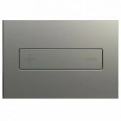 Plaque De Commande 3/6L OCEANIA Mécanique Double Chasse - Inox Brossé - Regiplast