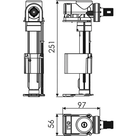 Robinet Flotteur NF TOP SILENCE Raccordement 3/8" (12/17) - Regiplast O700 2 Robinet Flotteur NF TOP SILENCE Raccordement 3/8" (12/17) - Regiplast O700 – Image 2