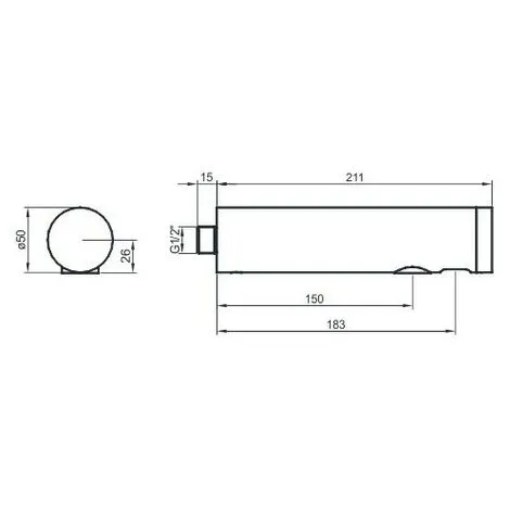 REGIPLAST Robinet Mural De Lavabo électronique à Détection Infrarouge Et Alimentation à Piles+ 2 REGIPLAST Robinet Mural De Lavabo électronique à Détection Infrarouge Et Alimentation à Piles+ – Image 2