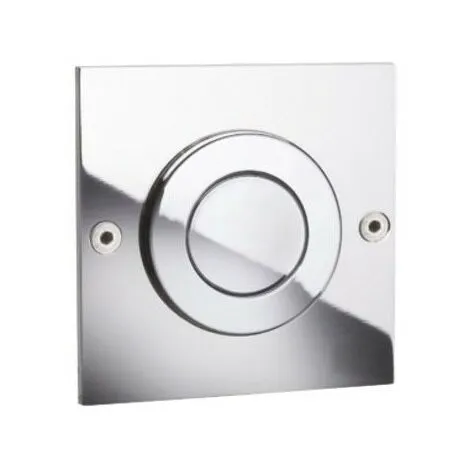 Plaque De Commande MONO TREND Pneumatique Simple Débit - Inox Chromé - Regiplast 1 Plaque De Commande MONO TREND Pneumatique Simple Débit - Inox Chromé - Regiplast