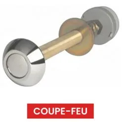 Poussoir De Commande Pneumatique Simple Débit Anti-vandalisme - Chromé - Regiplast