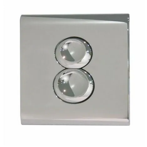 Poussoir De Commande 3/6L 1621 Pneumatique Double Chasse - Chromée - Regiplast 1 Poussoir De Commande 3/6L 1621 Pneumatique Double Chasse - Chromée - Regiplast