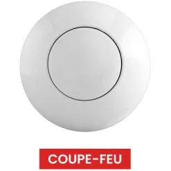 Poussoir De Commande Pneumatique Simple Débit à Encastrer - Blanc - Regiplast