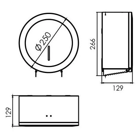 REGIPLAST DISTRIBUTEUR DE ROULEAUX DE PAPIER INDUSTRIEL Ø230MM 2 REGIPLAST DISTRIBUTEUR DE ROULEAUX DE PAPIER INDUSTRIEL Ø230MM – Image 2