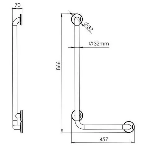 REGIPLAST BARRE D'APPUI À ANGLE 90º 2 REGIPLAST BARRE D'APPUI À ANGLE 90º – Image 2