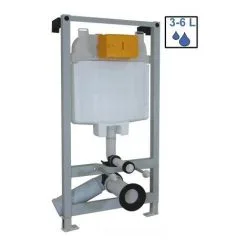 REGIPLAST Bâti-support Mural Mécanique FUTURA 74 - Fixation Sur Mur Porteur