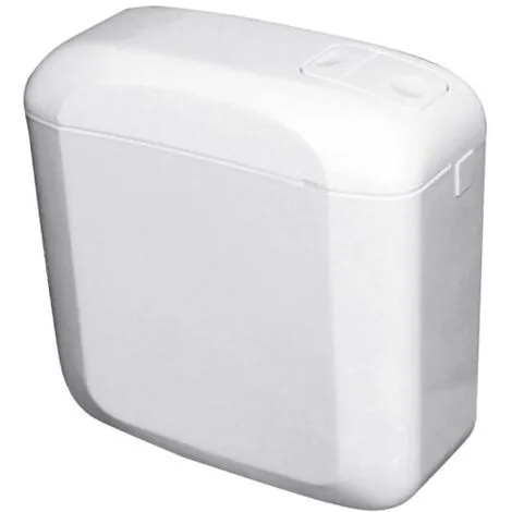 REGIPLAST Réservoir Attenant Double Touche BiFlo 150 Blanc - Blanc 1 REGIPLAST Réservoir Attenant Double Touche BiFlo 150 Blanc - Blanc