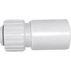 REGIPLAST Raccord Mâle à Coller Sur PVC Pour Tuyau Flexible - Blanc