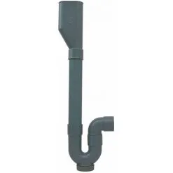 REGIPLAST Siphon Double Horizontal PVC Pour Machine à Laver Régiplast